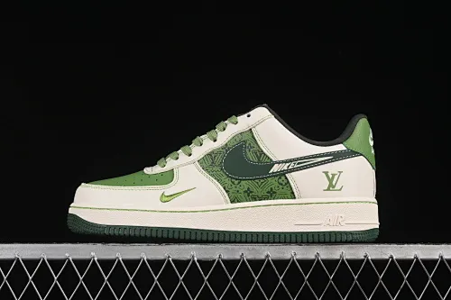 All categories Nk Air Force 1 Air Force series Nk Air Force 1 Low Air Force low top Nike Air Force 1 '07 Low LV co-branded turquoise Air Force 1 low top casual sneakers KK1988-086